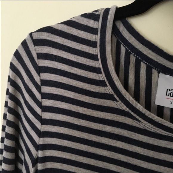 Cabi Long Sleeve Ernest Striped Tee Small 3228 - Picture 5 of 7